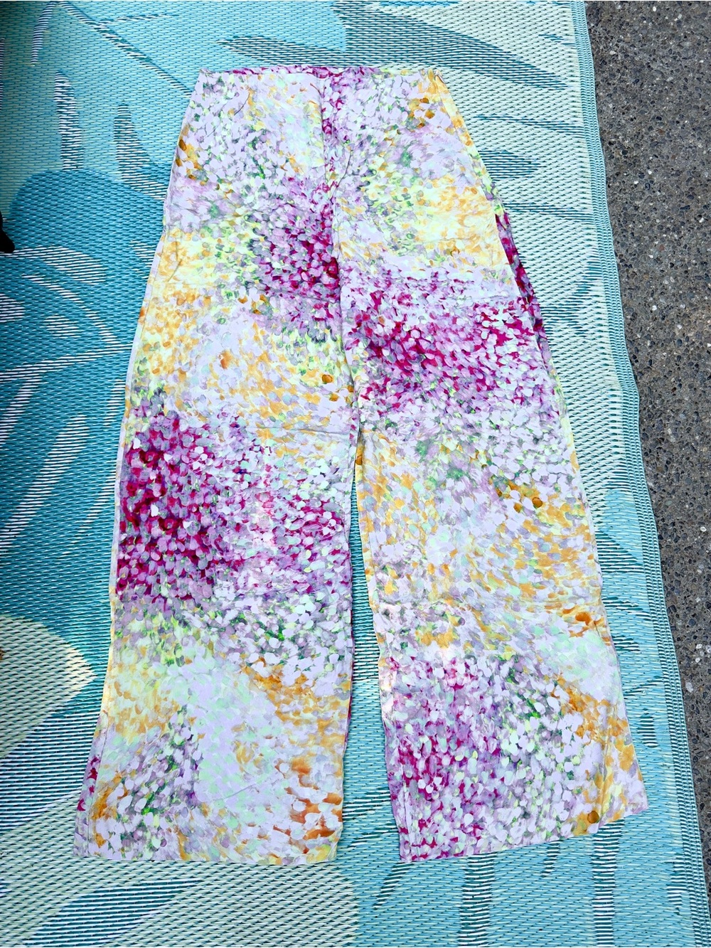 Wilfred Aritzia Donna Floral Wide Leg Pants